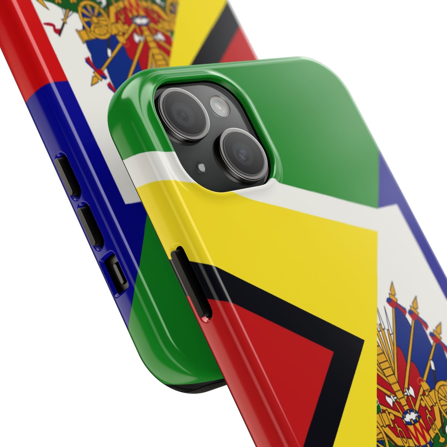 Haiti Guyana Flag Haitian Guyanese Tough Phone Cases