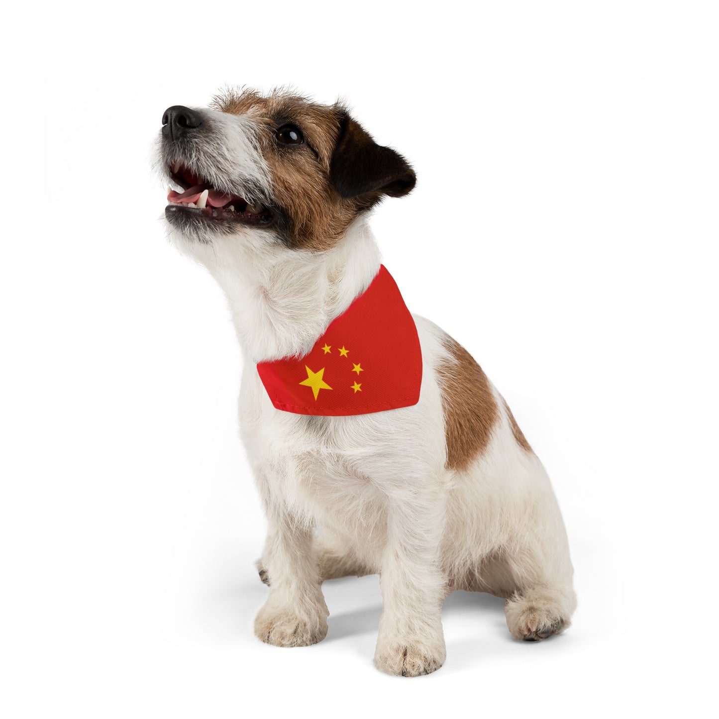 China Pet Bandana Collar Chinese Flag Dog Cat