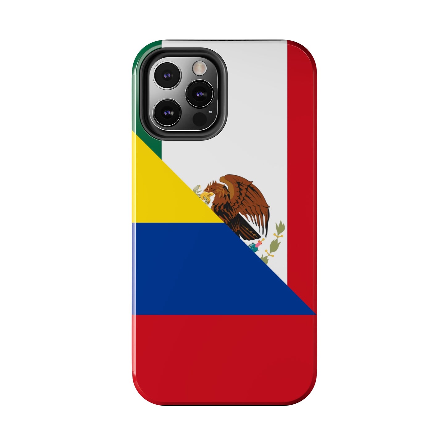 Mexican Colombian Flag Half Mexico Colombia Tough Phone Cases