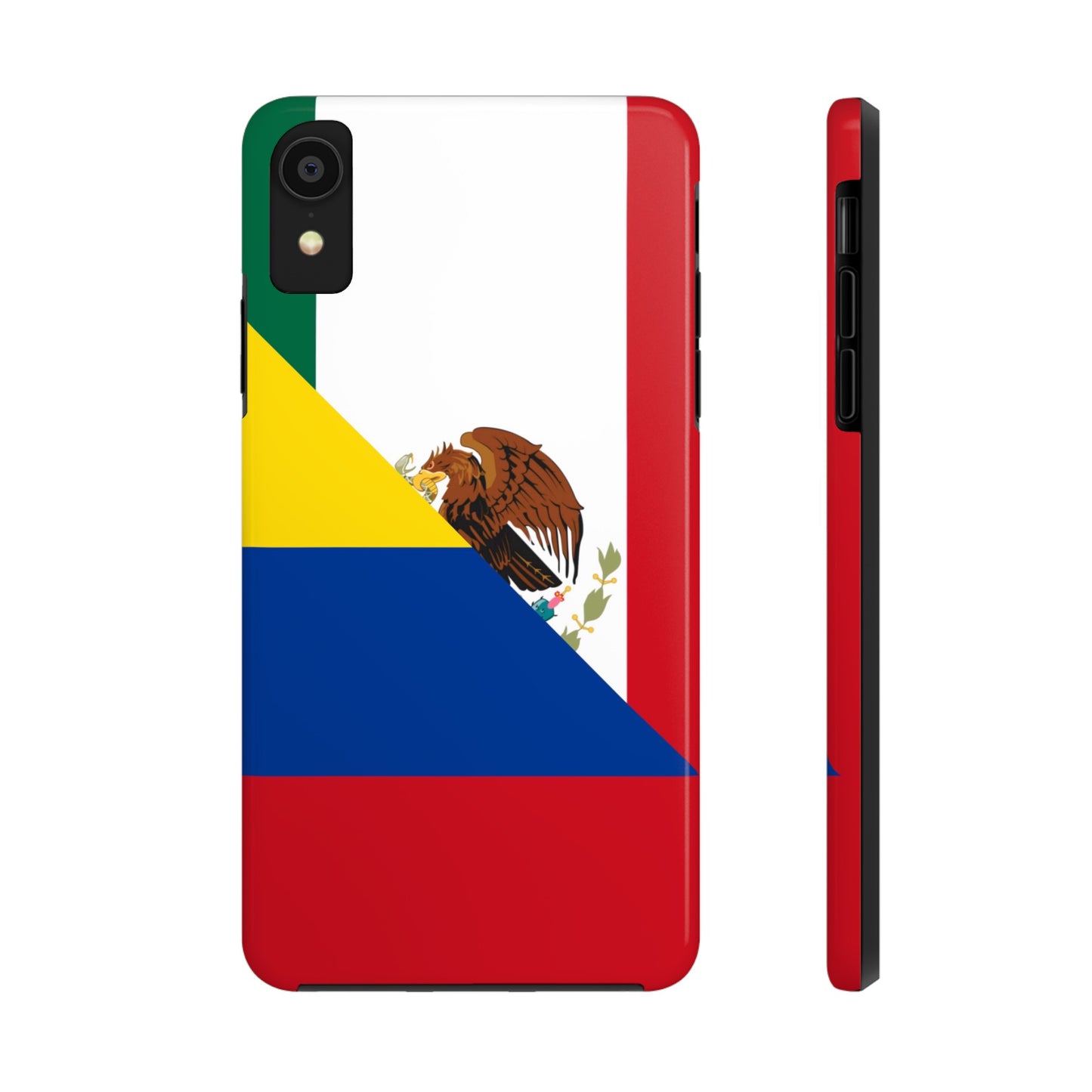 Mexican Colombian Flag Half Mexico Colombia Tough Phone Cases