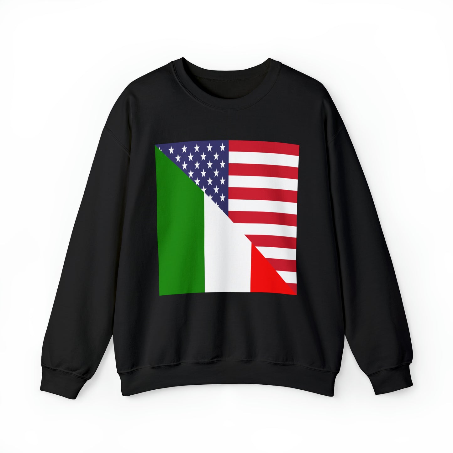 Italian American Flag Italy Italiano USA Unisex Sweatshirt