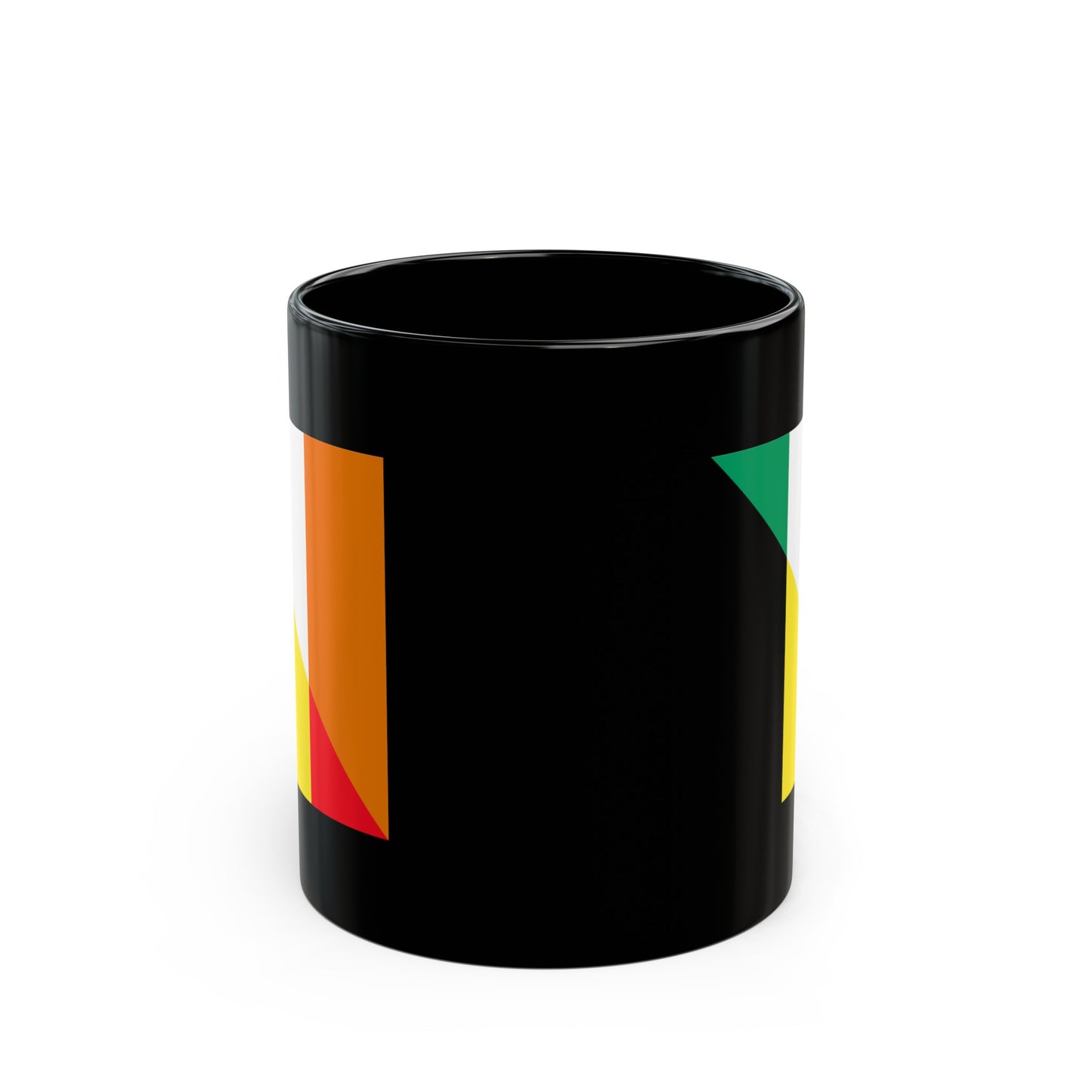 German Irish Flag Half Germany Ireland Black Mug (11oz, 15oz)