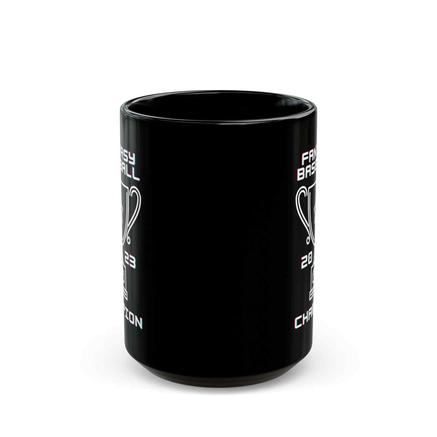 2023 Fantasy Baseball Champion Fantasy Champ Black Mug (11oz, 15oz)