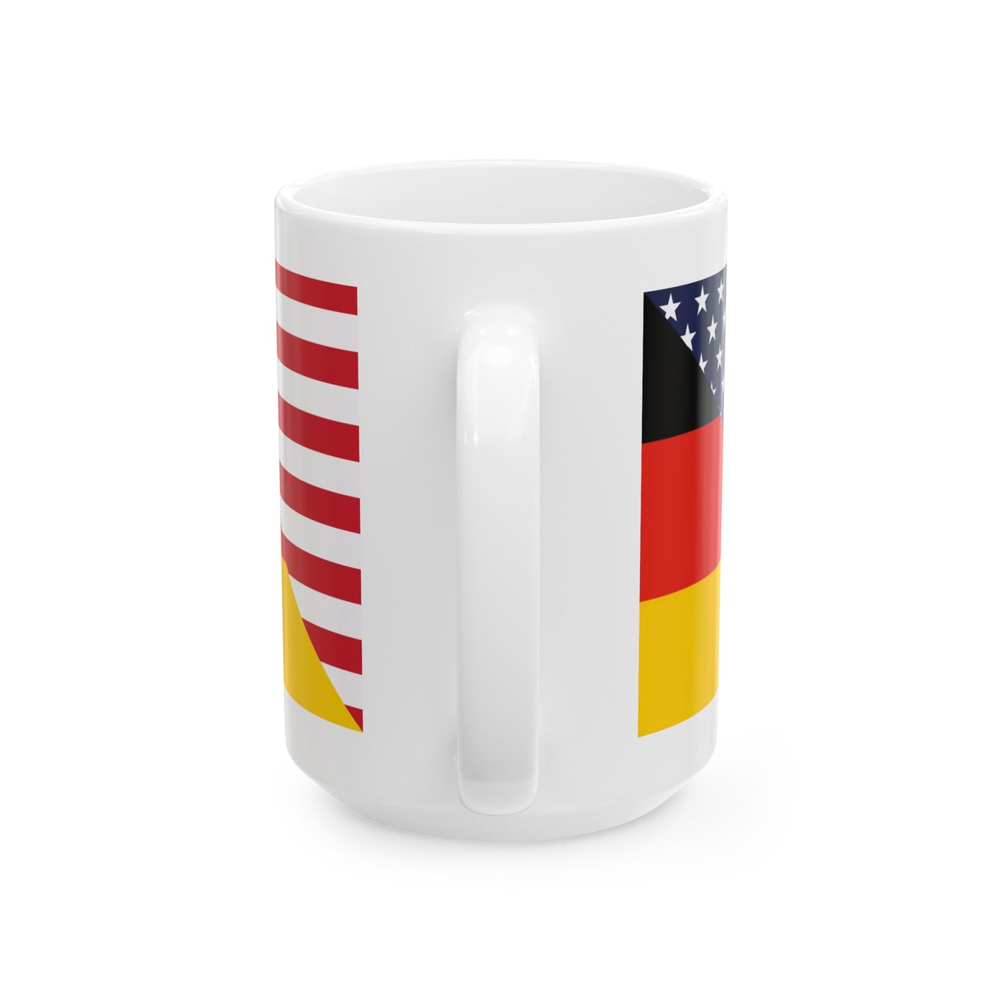 German American Flag Germany USA Ceramic Mug 11oz, 15oz Cup