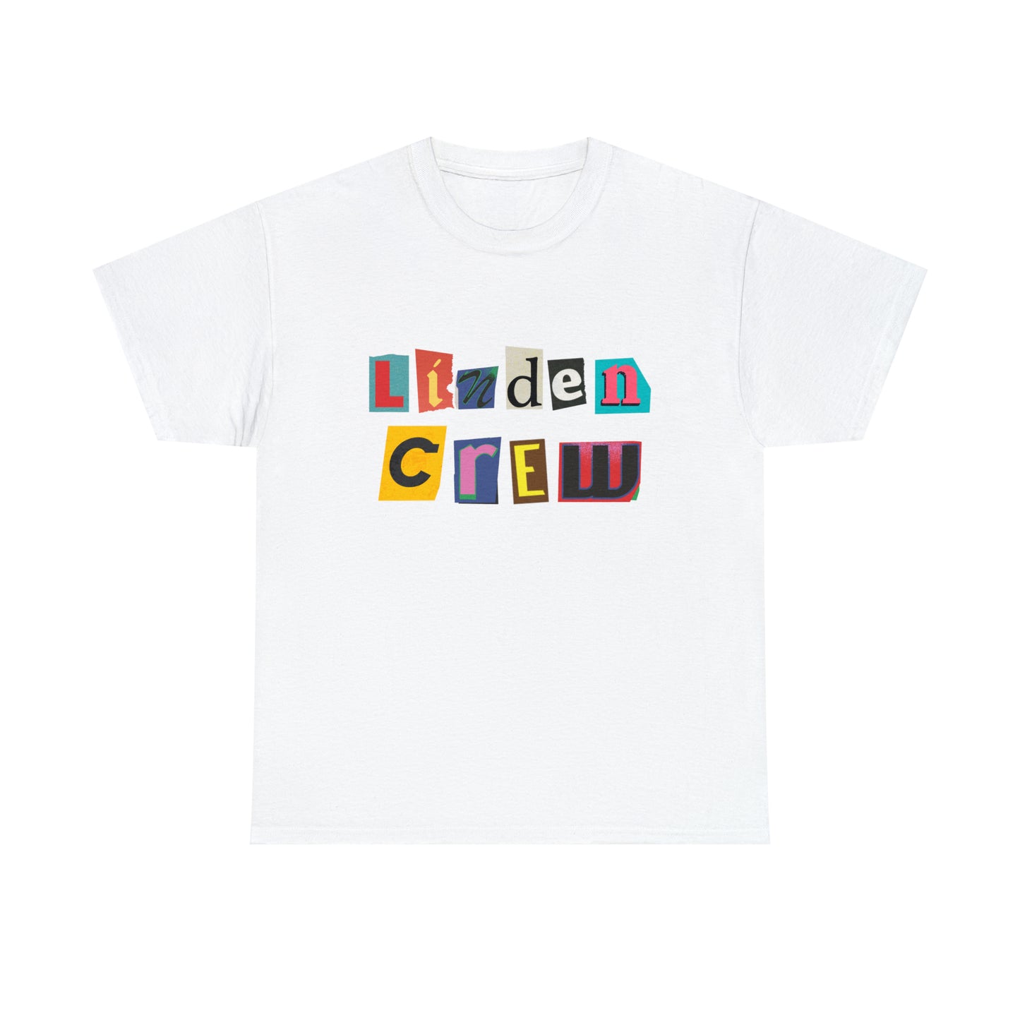 Linden Crew Magazine Letters Tee Shirt