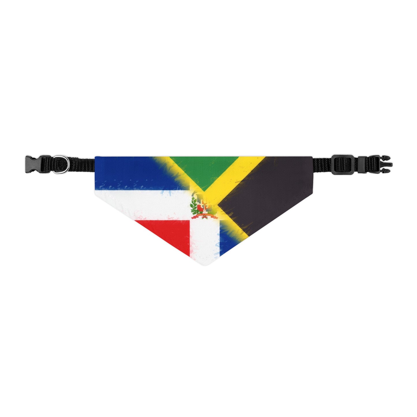 Dominican Republic Jamaican Flag Pet Bandana Collar Dog Cat DR Jamaica