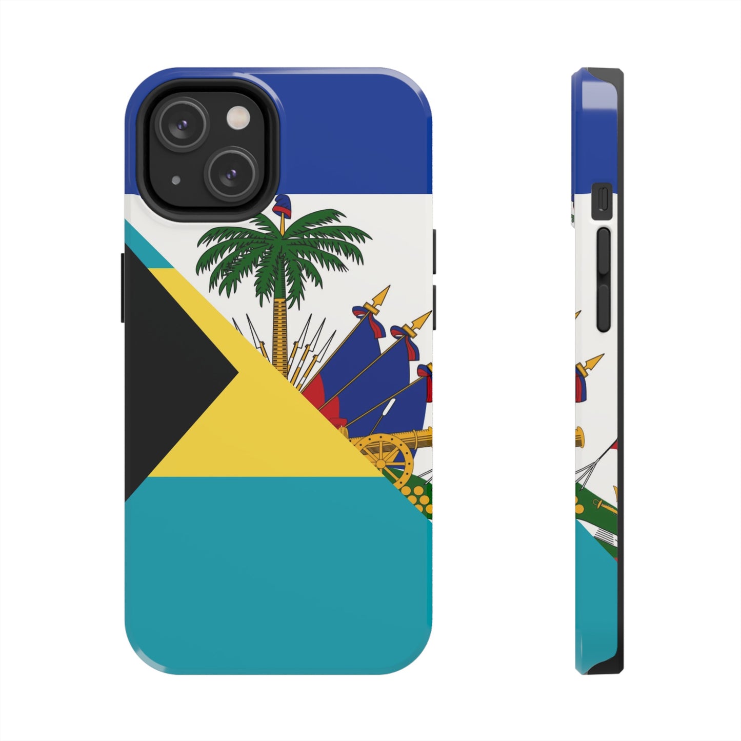 Bahamas Haiti Flag Bahamian Haitian Tough Phone Cases