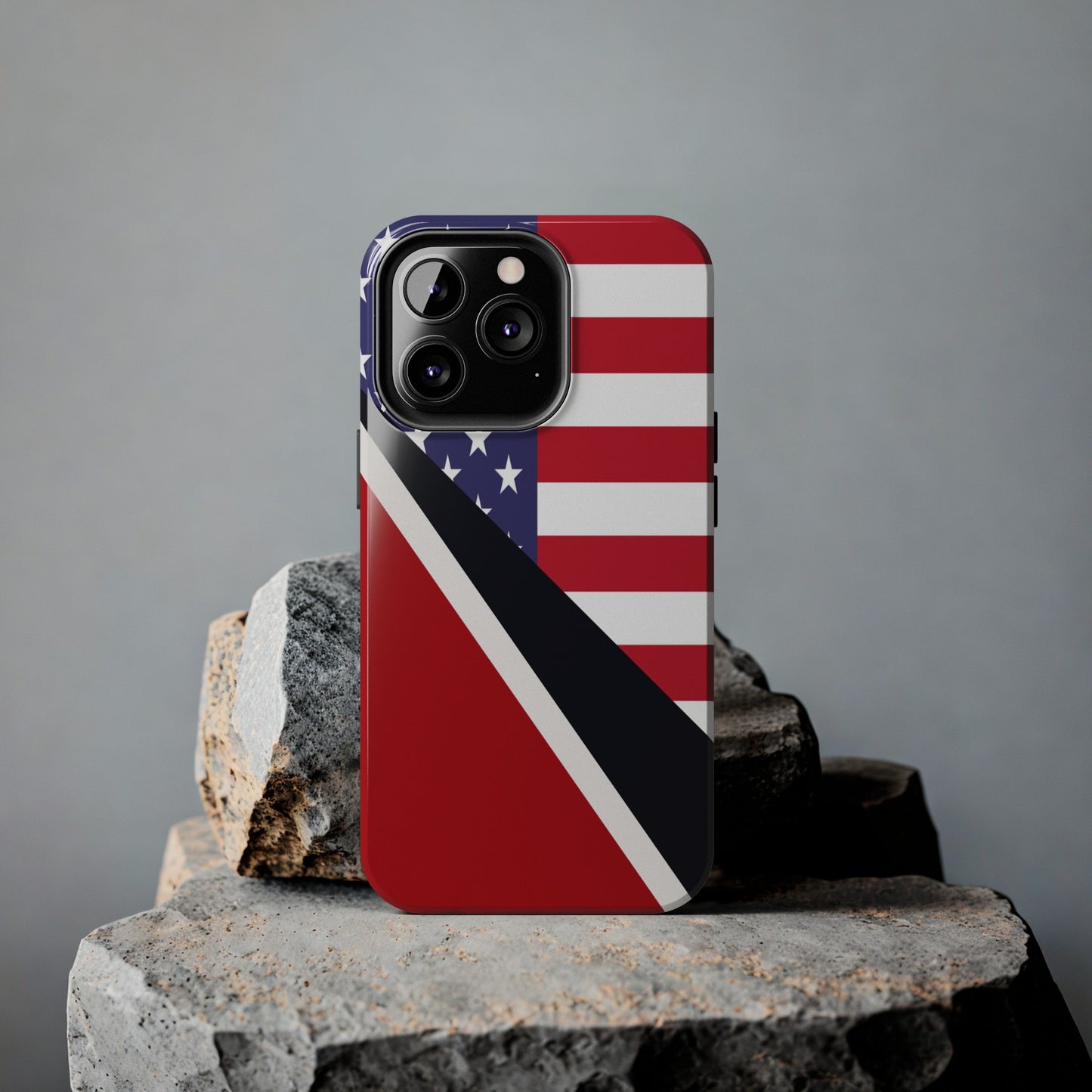 Trinidad American Flag Trini USA Tough Phone Cases