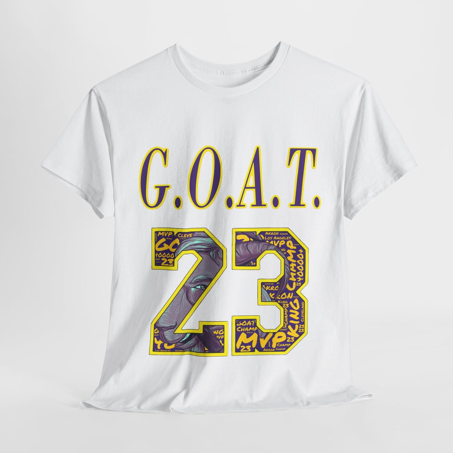 GOAT 23 T-Shirt | Los Angeles Basketball G.O.A.T Tee