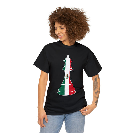 Mexican Queen Flag Chess Piece Mexico T-Shirt | Unisex Tee Shirt