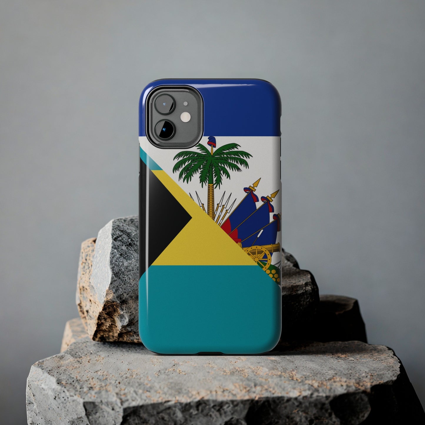 Bahamas Haiti Flag Bahamian Haitian Tough Phone Cases