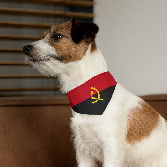 Angola Flag Pet Bandana Collar | Animal Cat Dog Collar Angolan