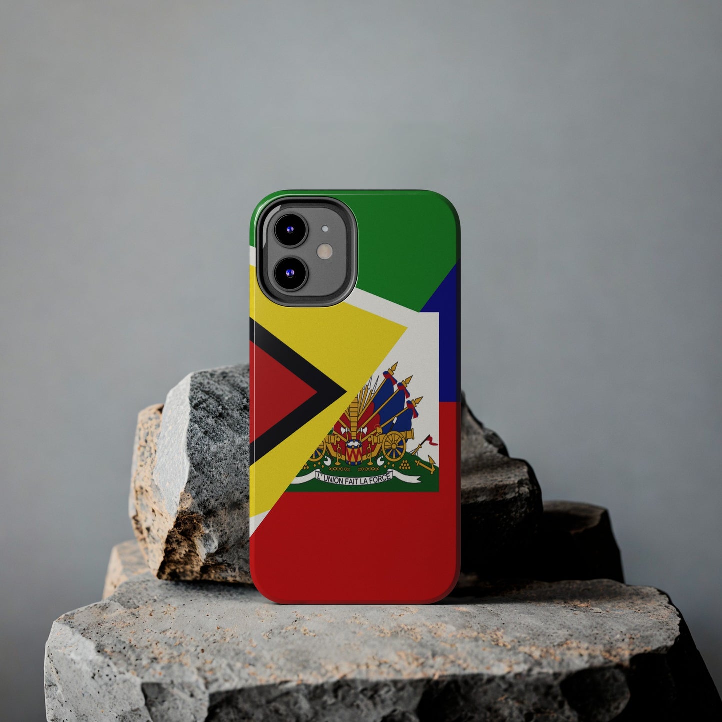 Haiti Guyana Flag Haitian Guyanese Tough Phone Cases