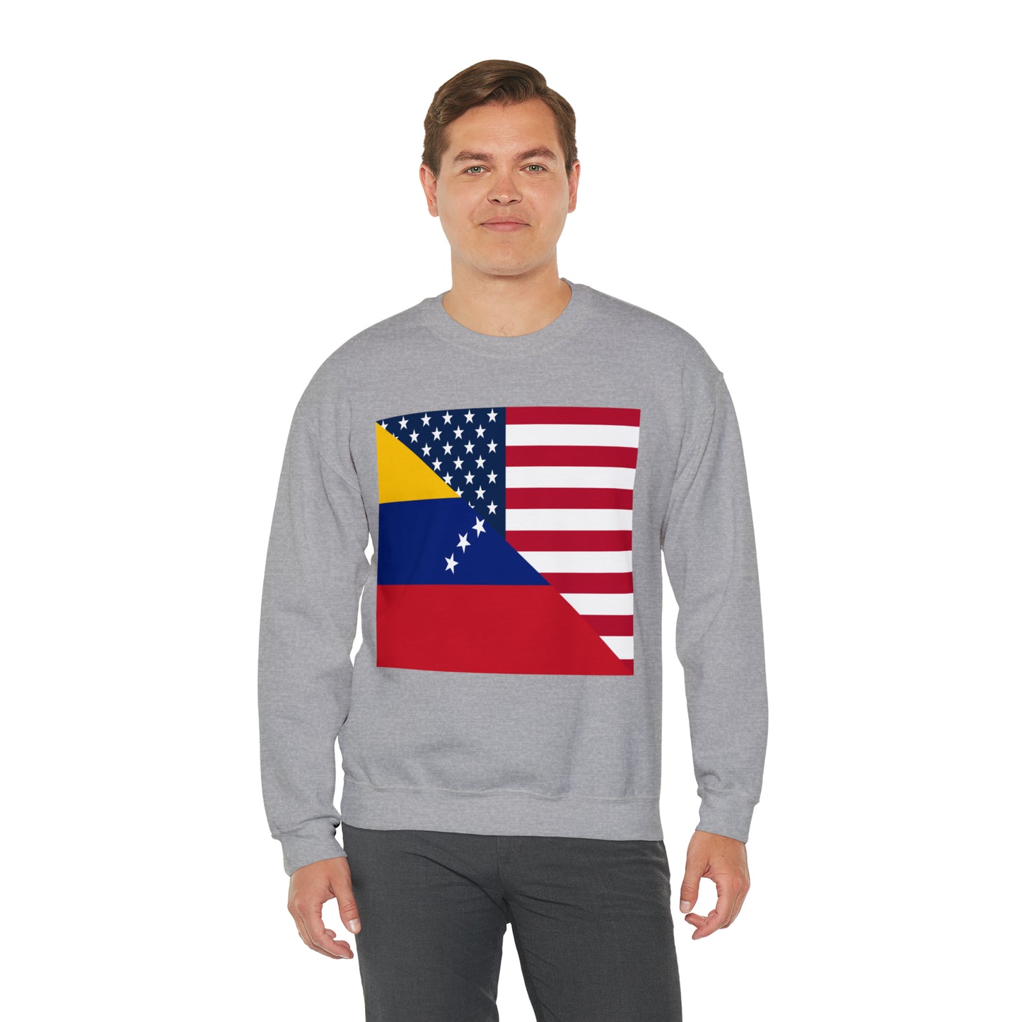 Venezuela American Flag Half Venezuelan USA Unisex Sweatshirt