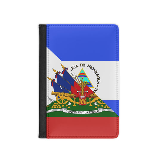 Haiti Nicaragua Flag Haitian Nicaraguan Passport Cover