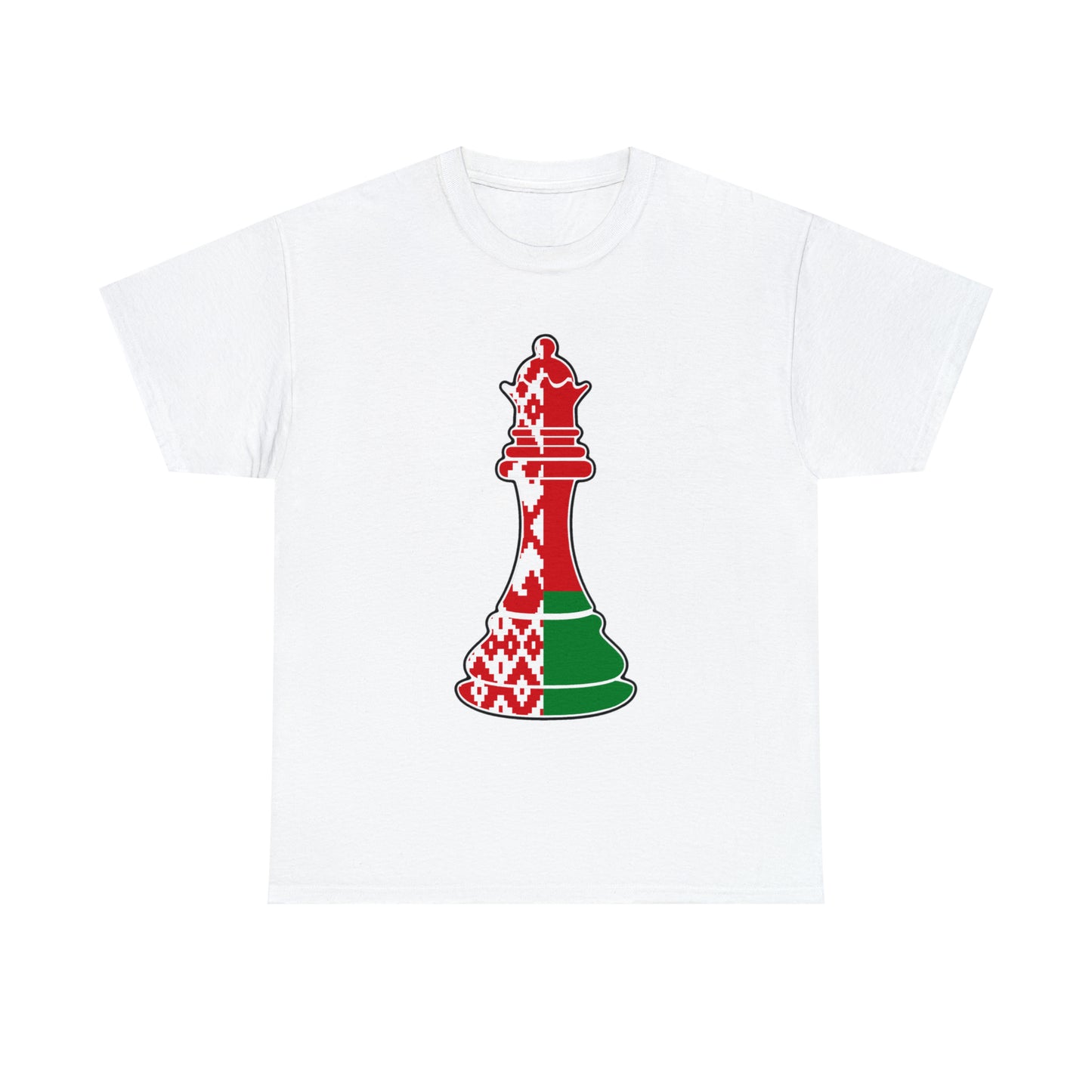 Belarusian Queen Flag Chess Piece Belarus T-Shirt | Unisex Tee Shirt