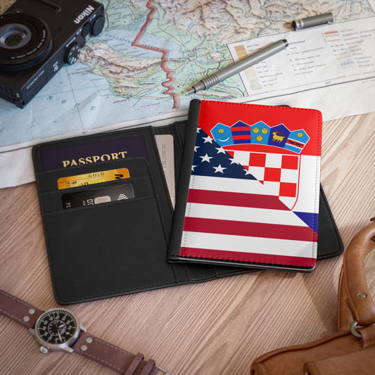 Croatian American Passport Cover | Croatia USA Travel