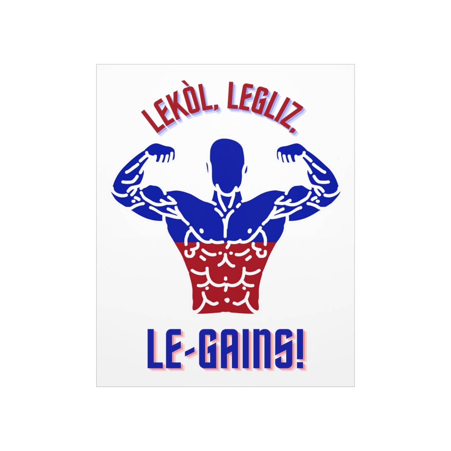 Lekol Legliz LeGainz Premium Matte Poster | Haitian Art