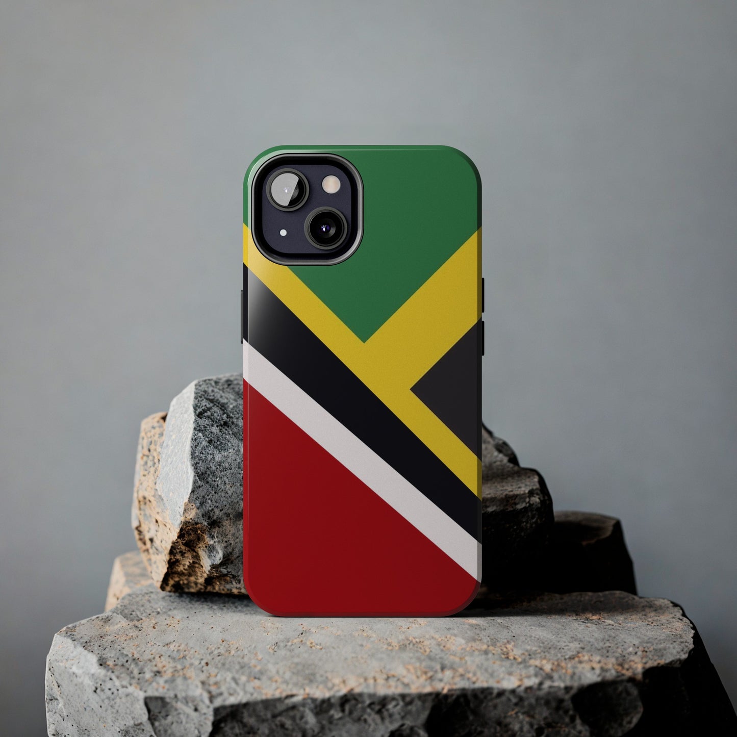 Jamaica Trinidad Flag Jamaican Trini Tough Phone Cases