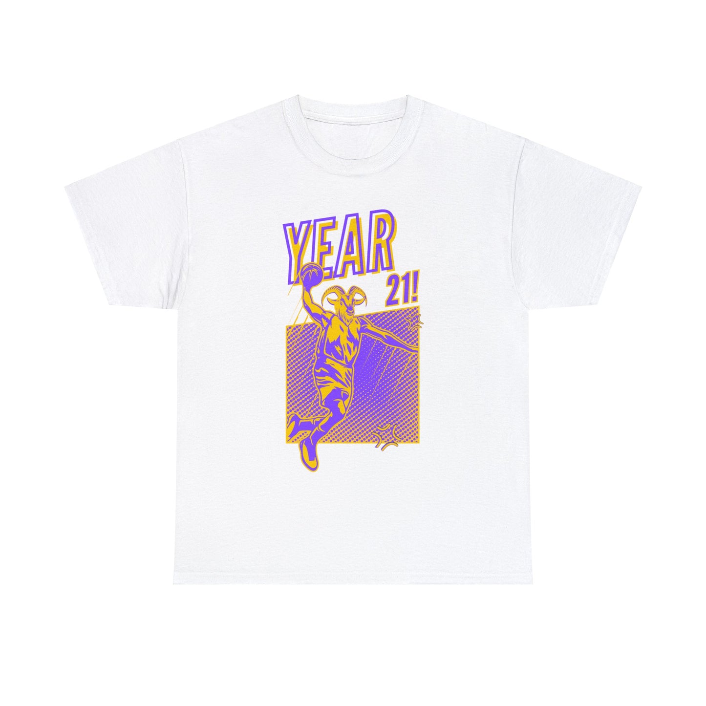 Year 21 GOAT James Basketball Los Angeles T-Shirt | Unisex Tee Shirt