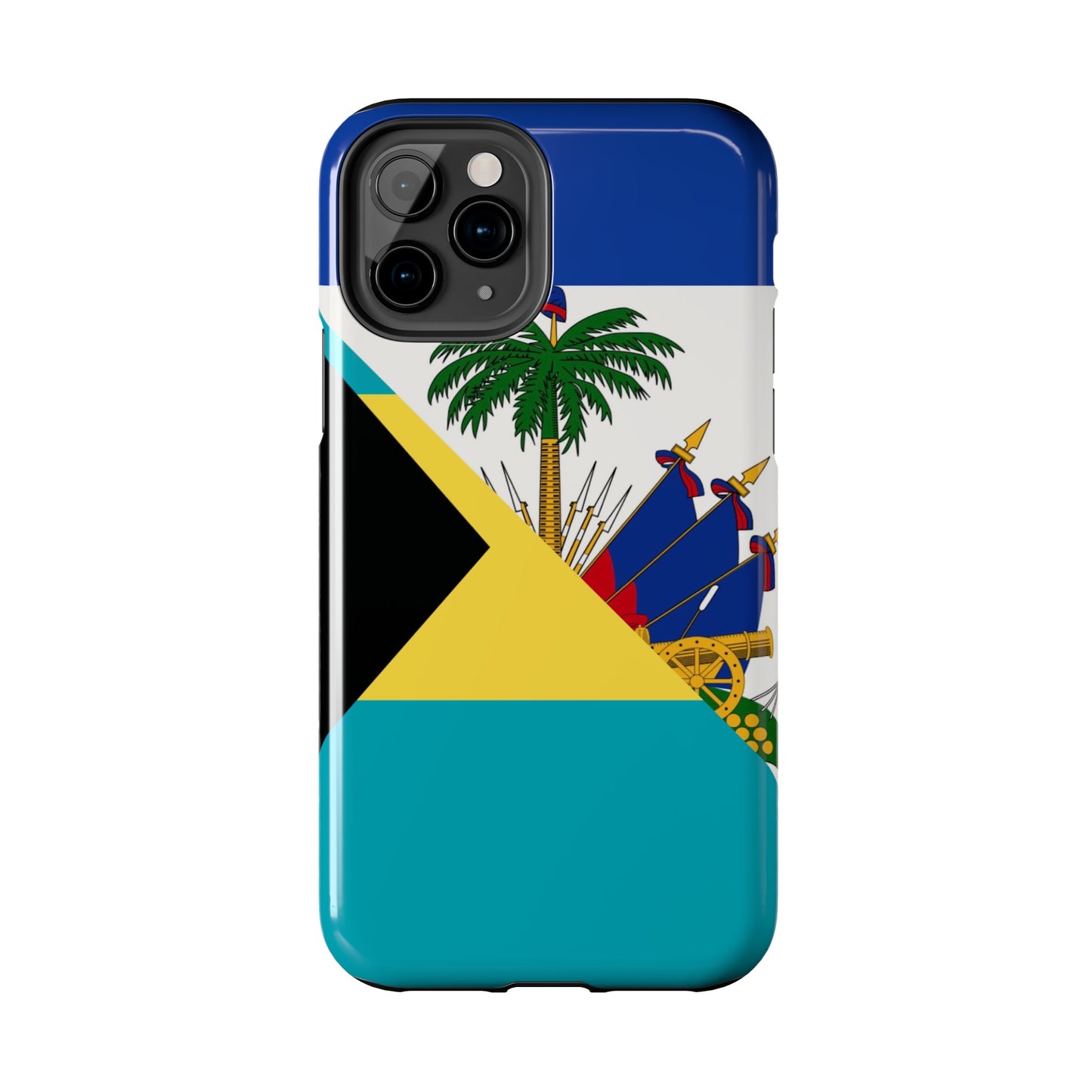 Bahamas Haiti Flag Bahamian Haitian Tough Phone Cases