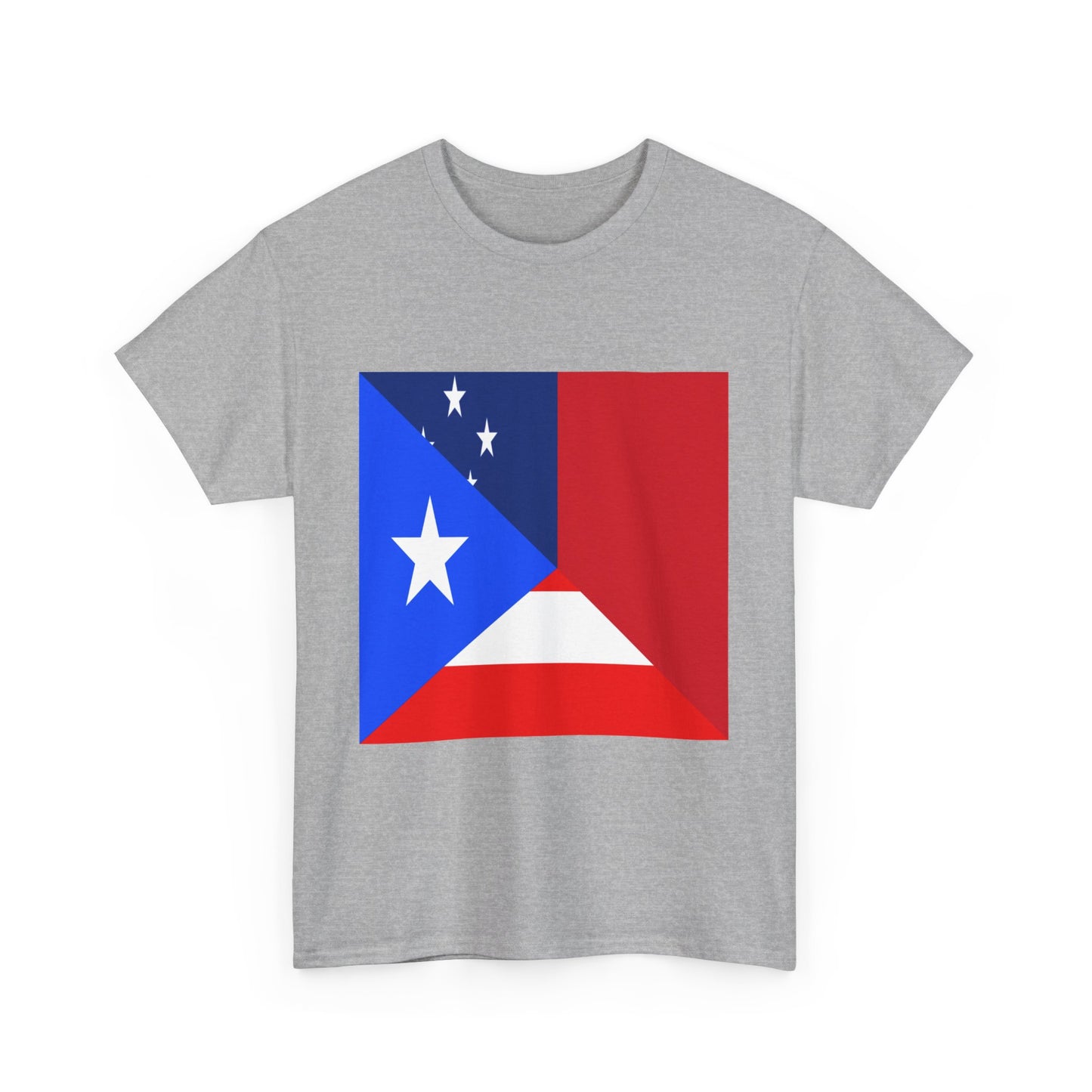 Puerto Rican Samoan Flag Tee Shirt | Unisex Puerto Rico Samoa USA Tshirt