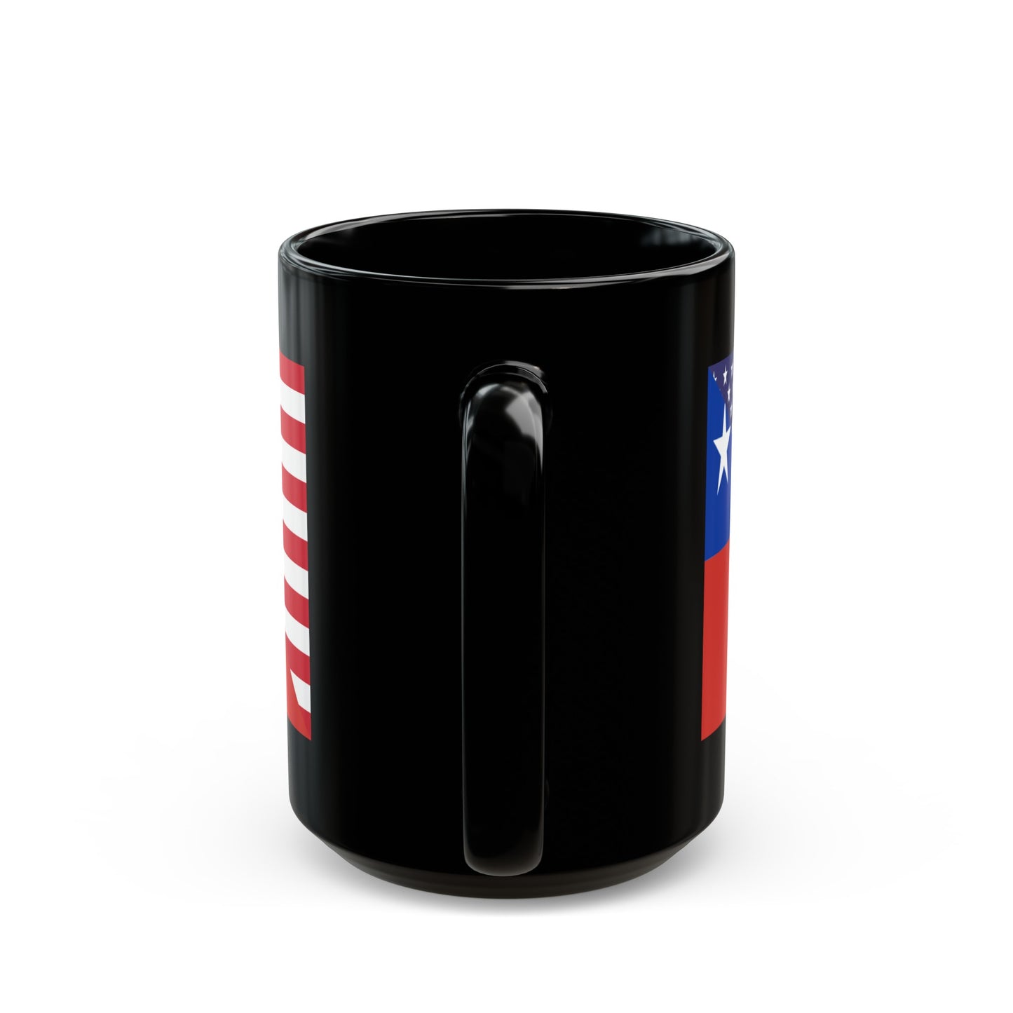 Chilean American Flag Chile USA Black Mug (11oz, 15oz)