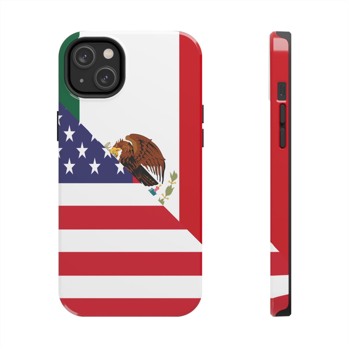 Mexican American Flag Mexico USA Tough Phone Cases