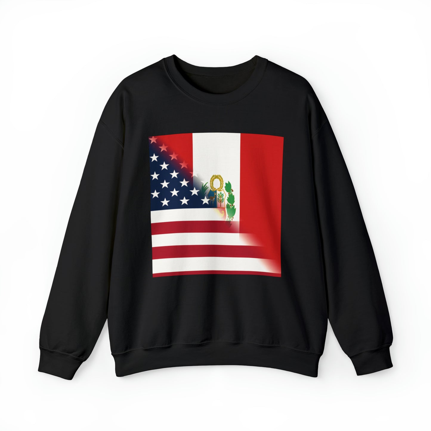 Peru America Flag | Peruvian American Flag Unisex Sweatshirt