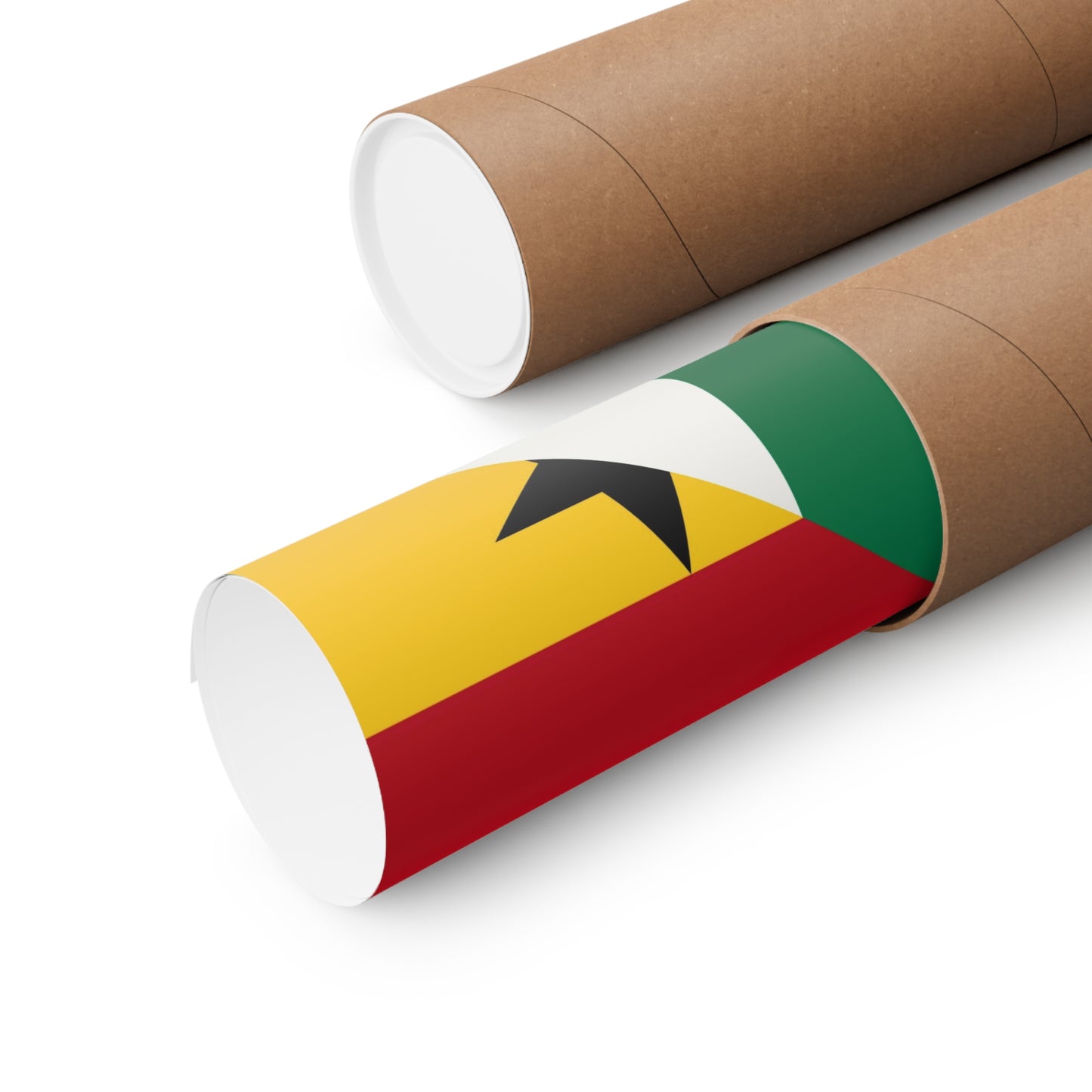 Nigerian Ghanaian Flag Nigeria Ghana Naija Premium Matte Poster