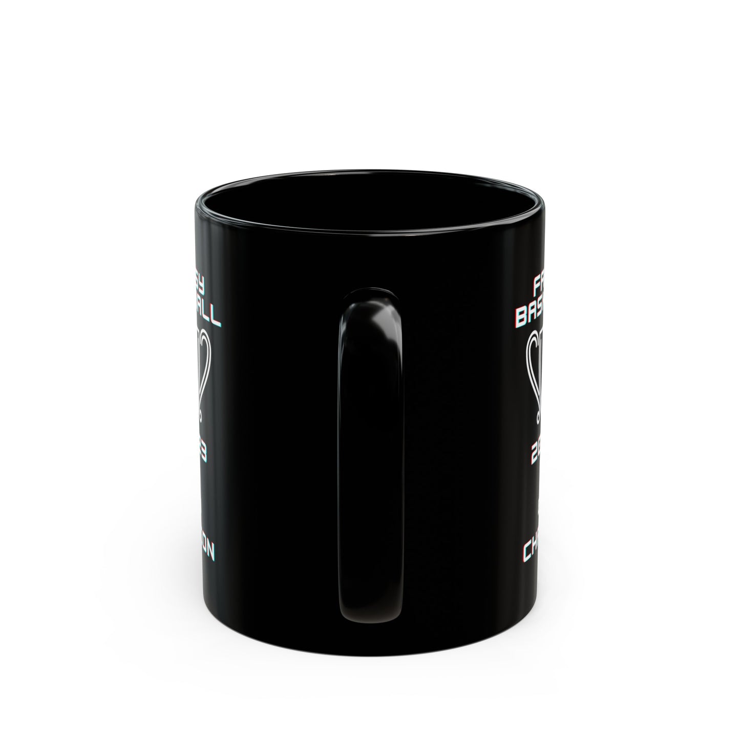 2023 Fantasy Basketball Champion Fantasy Champ Black Mug (11oz, 15oz)