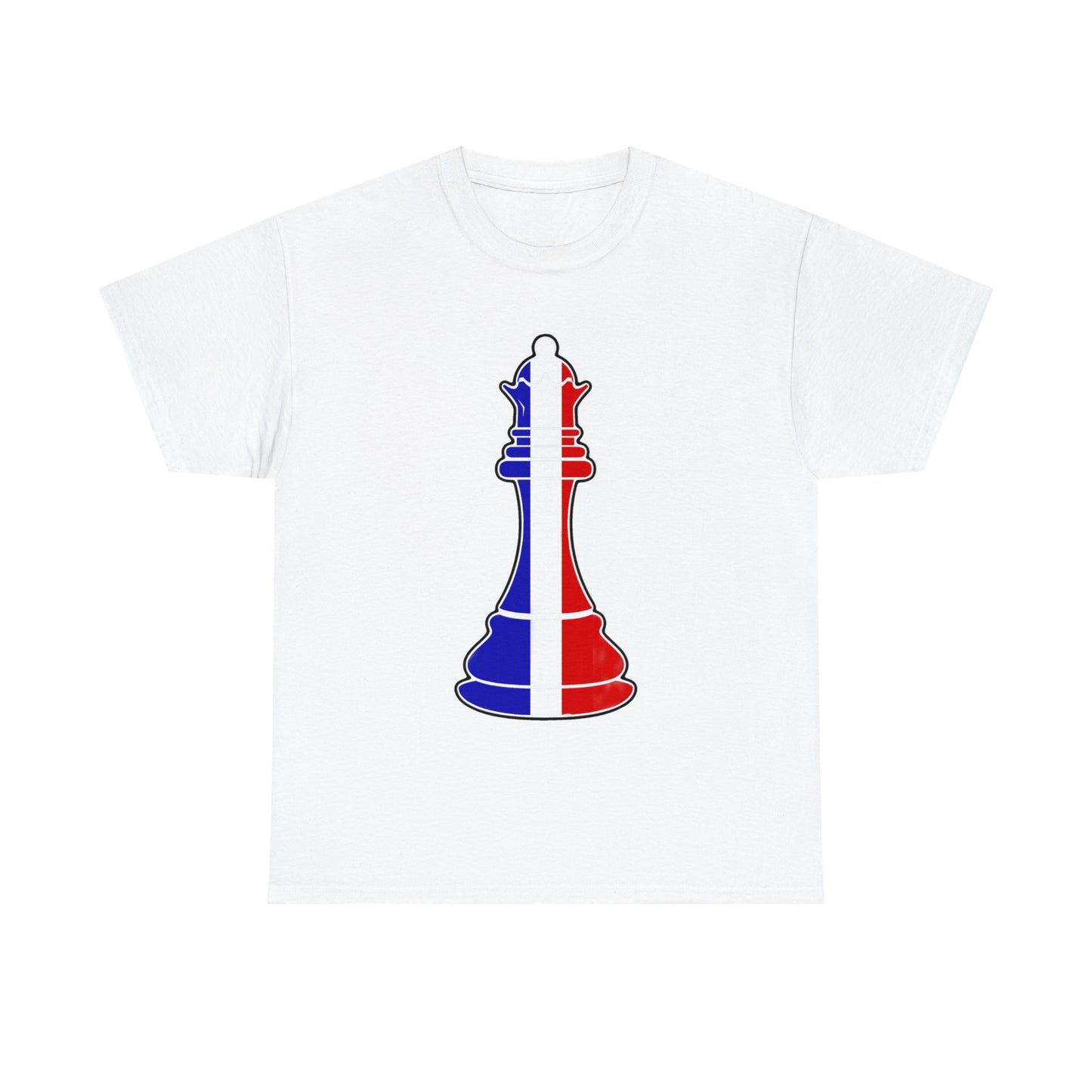 French Queen Flag Chess Piece France T-Shirt | Unisex Tee Shirt