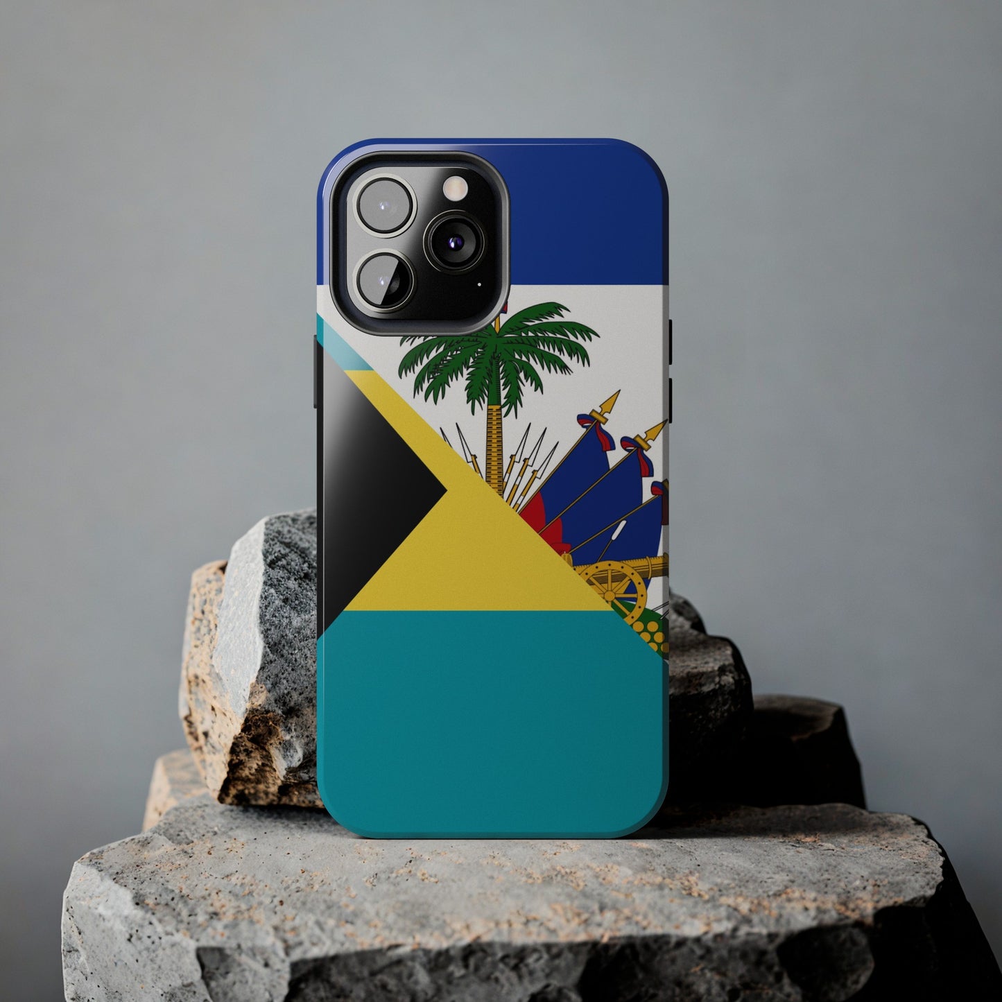 Bahamas Haiti Flag Bahamian Haitian Tough Phone Cases