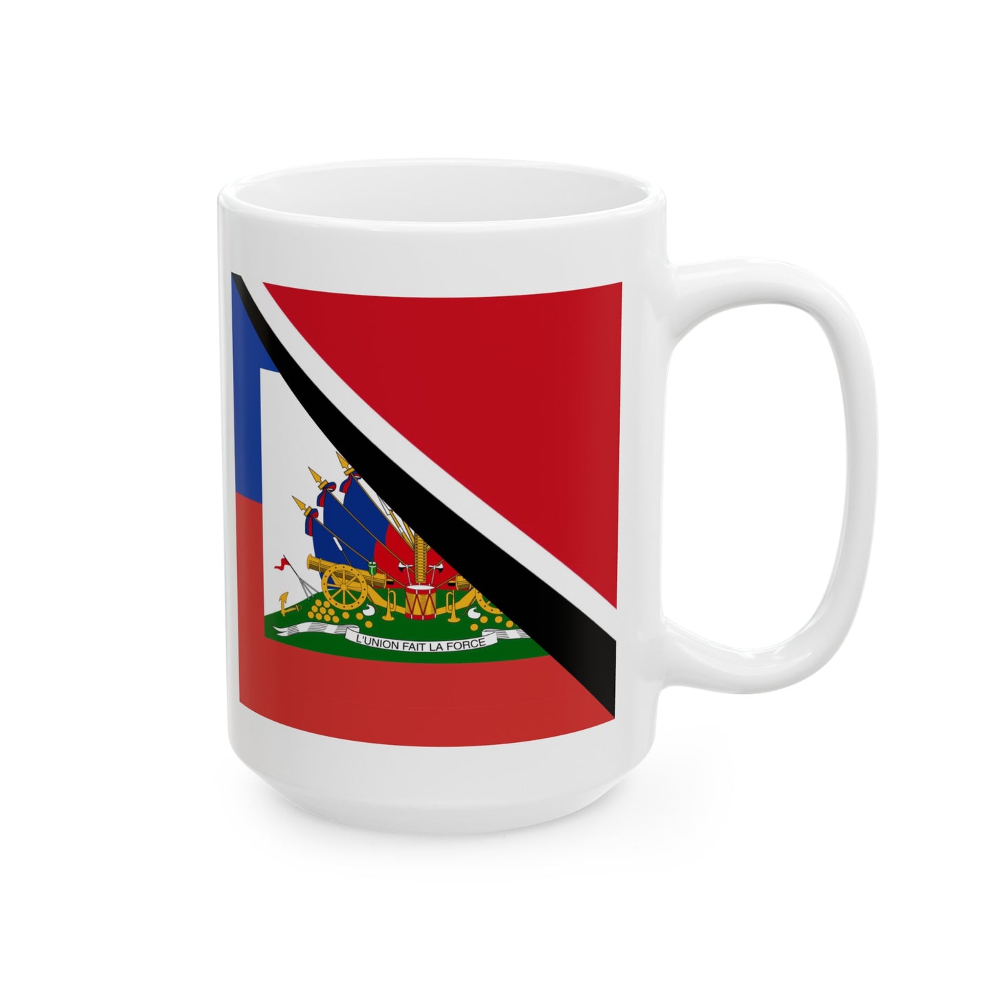 Haitian Trinidad and Tobago Flag Haitian Trini Ceramic Mug 11oz, 15oz Cup