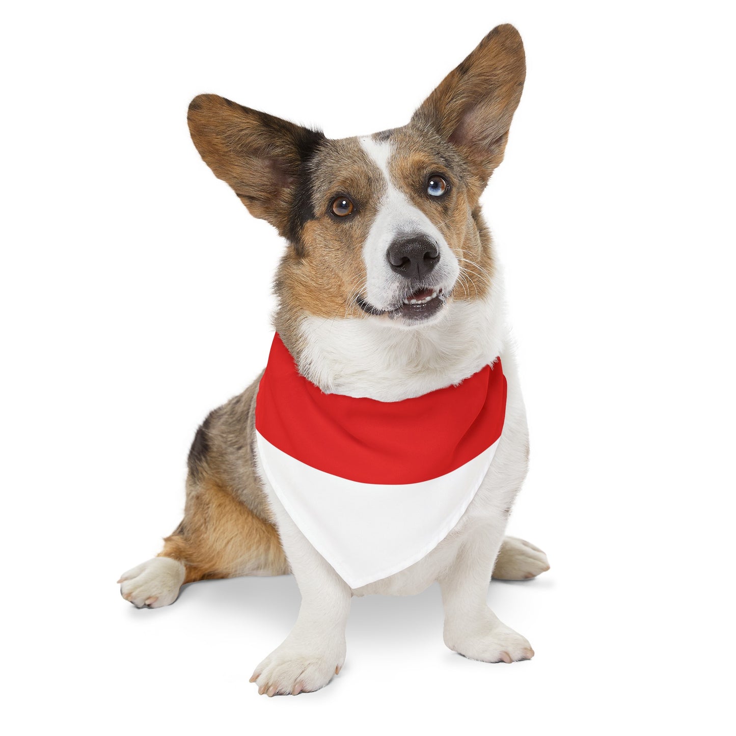 Indonesia Flag Pet Bandana Collar Indonesian Dog Cat