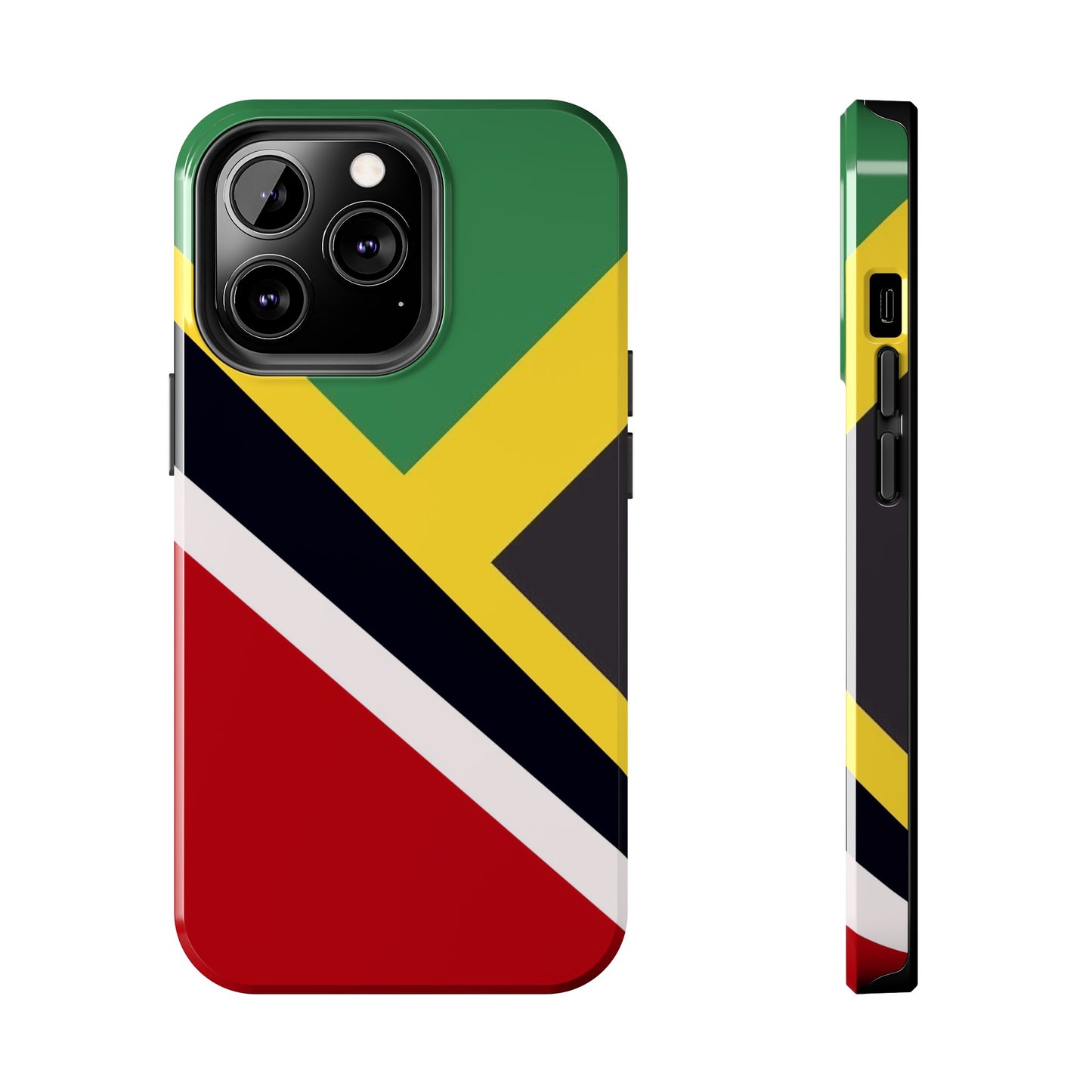 Jamaica Trinidad Flag Jamaican Trini Tough Phone Cases