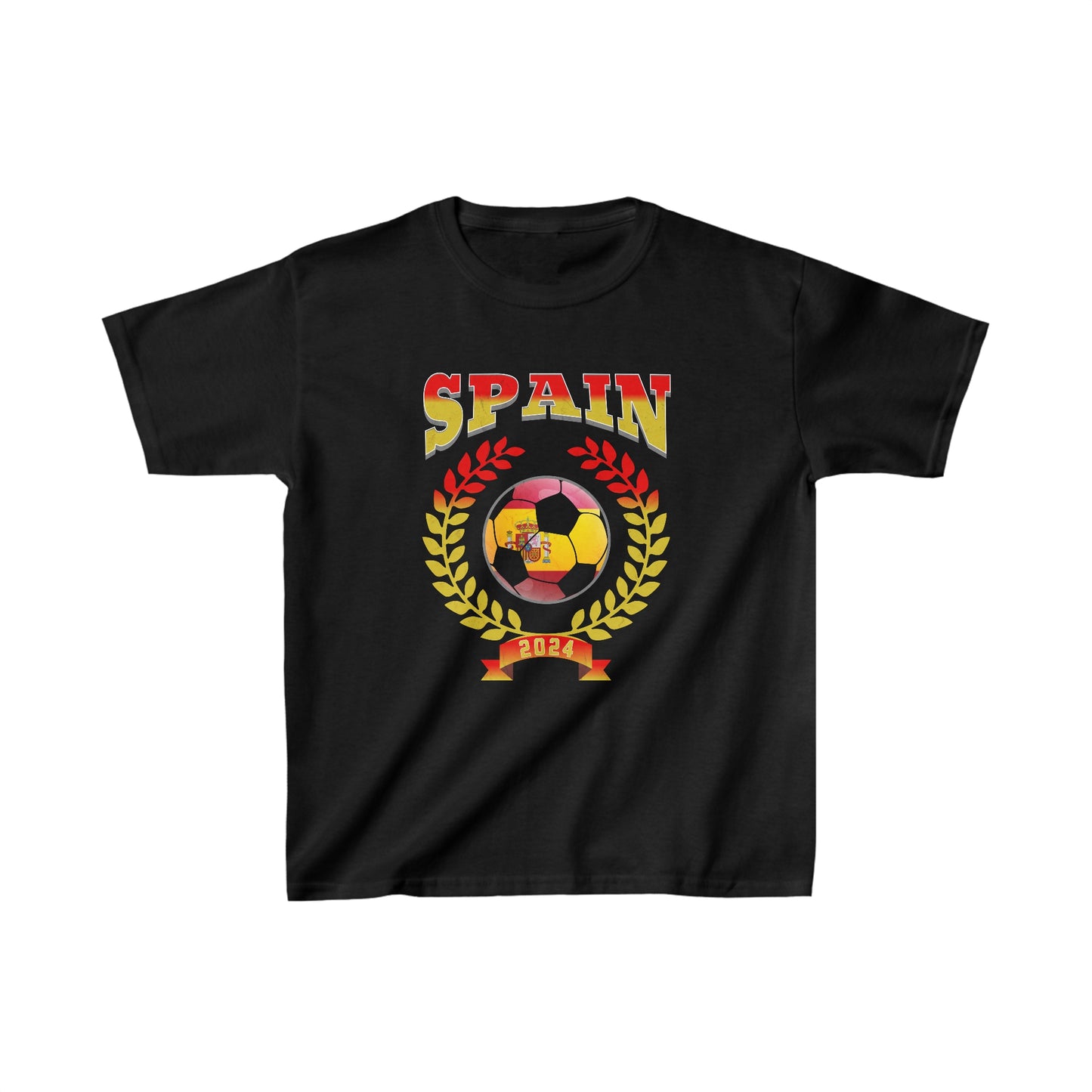 Kids Spain 2024 Soccer Football Championship Games Spanish Team T-Shirt | Unisex Tee Shirt