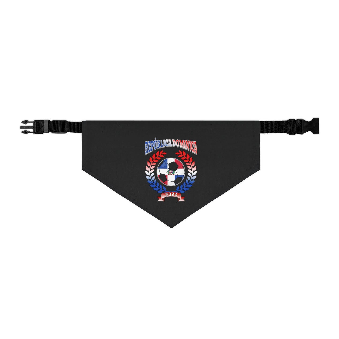 Republica Dominica 2024 Soccer Football Championship Games Dominican DR Team Pet Bandana Collar