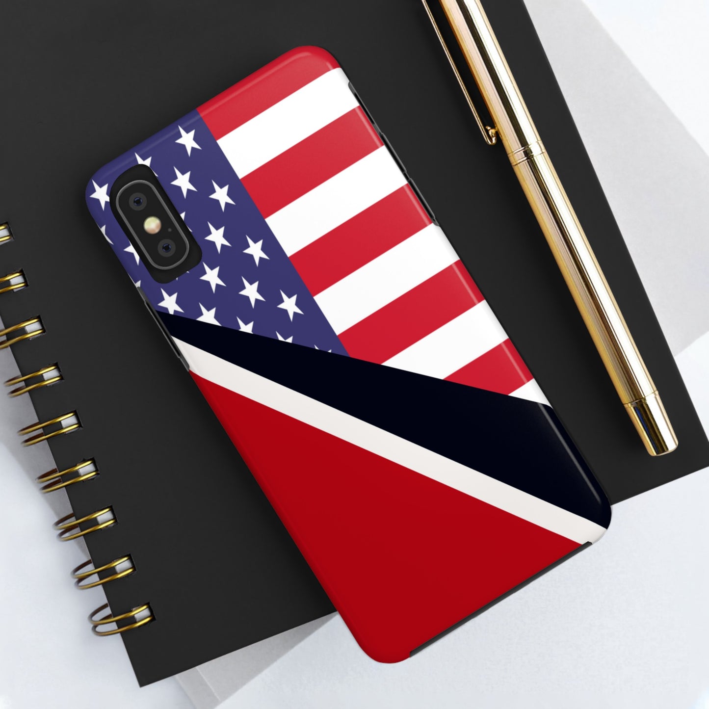 Trinidad American Flag Trini USA Tough Phone Cases