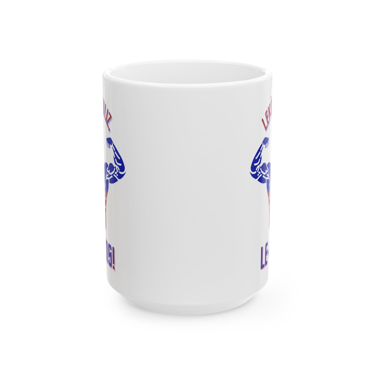 Lekol Legliz LeGainz Ceramic Mug 11oz, 15oz Cup