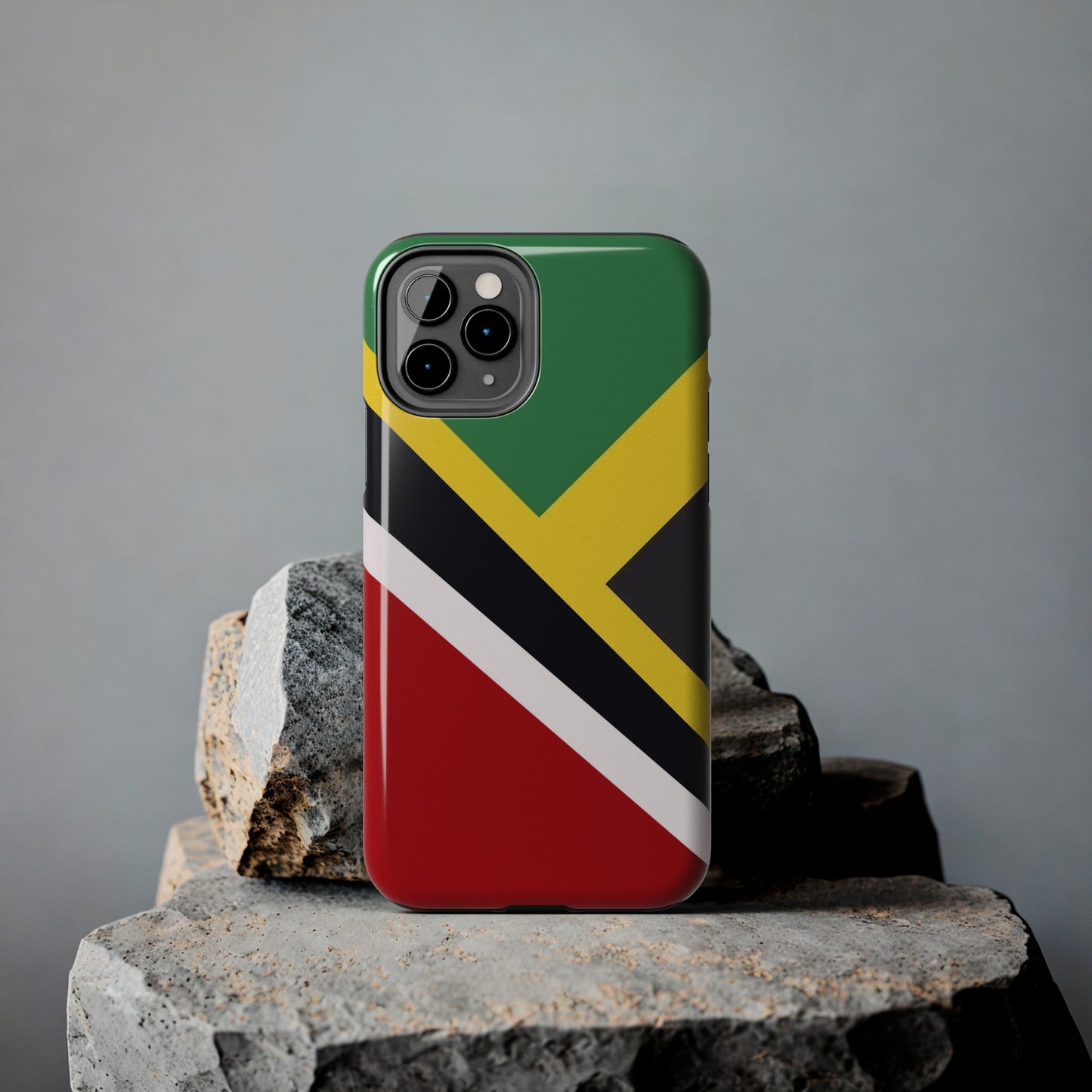 Jamaica Trinidad Flag Jamaican Trini Tough Phone Cases