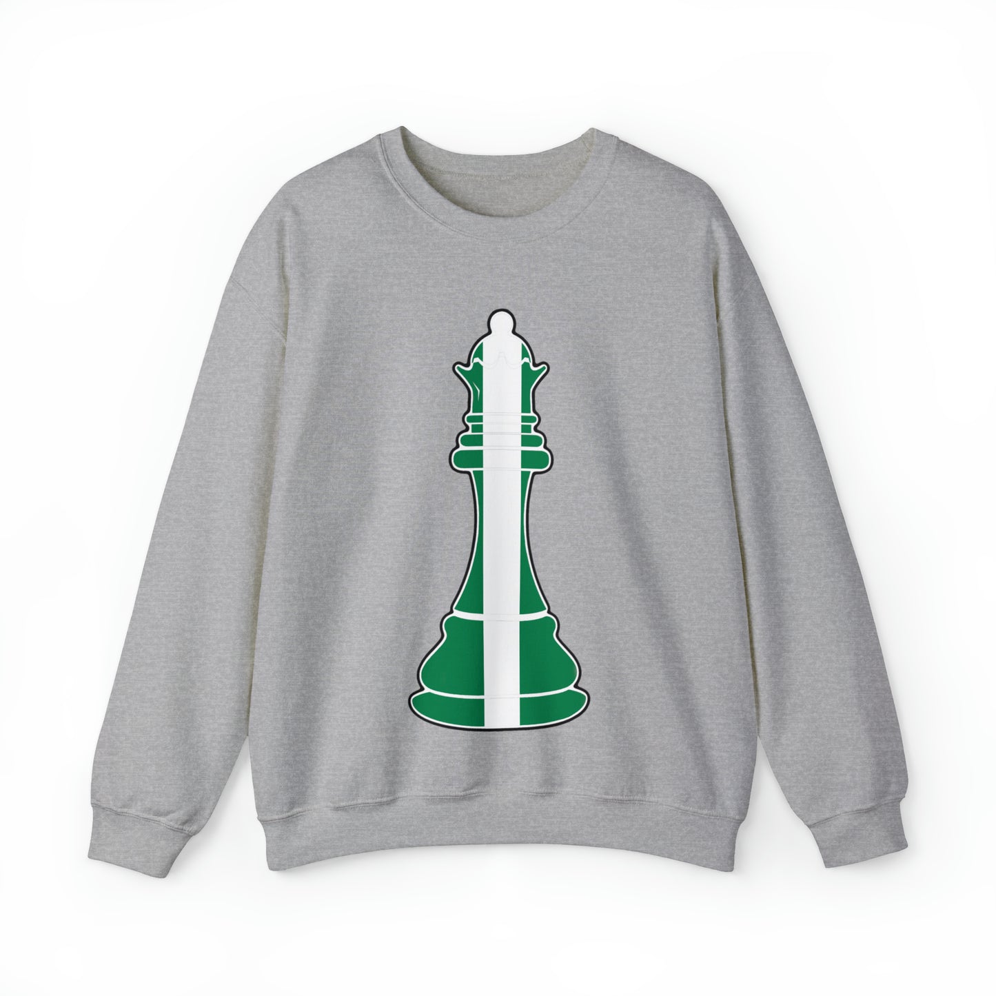 Nigerian Queen Flag Chess Piece Nigeria Unisex Sweatshirt