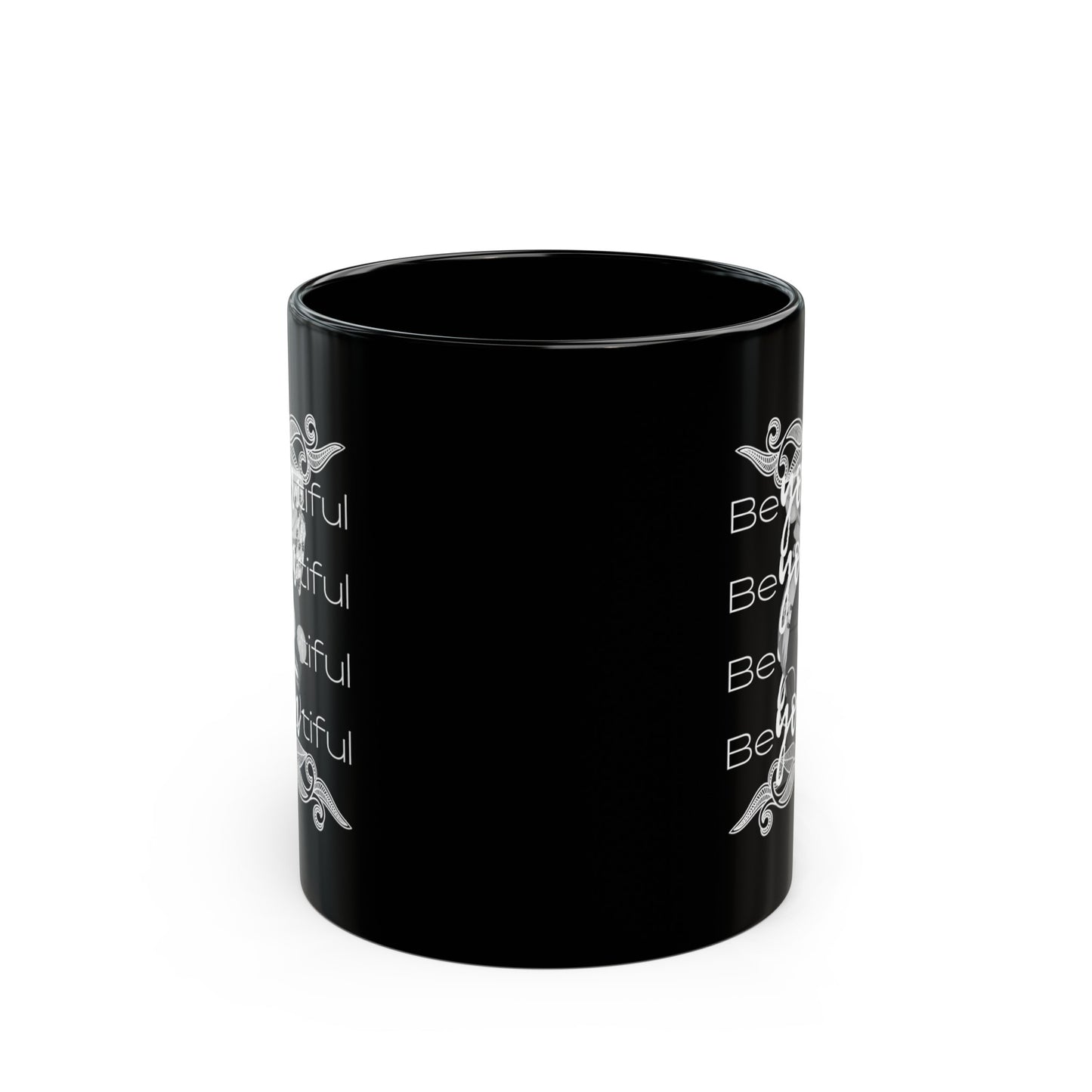 Beautiful Unapologetic  Woman Black Mug (11oz, 15oz)