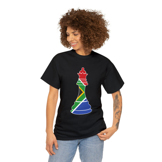 South African Queen Flag Chess Piece SA T-Shirt | Unisex Tee Shirt