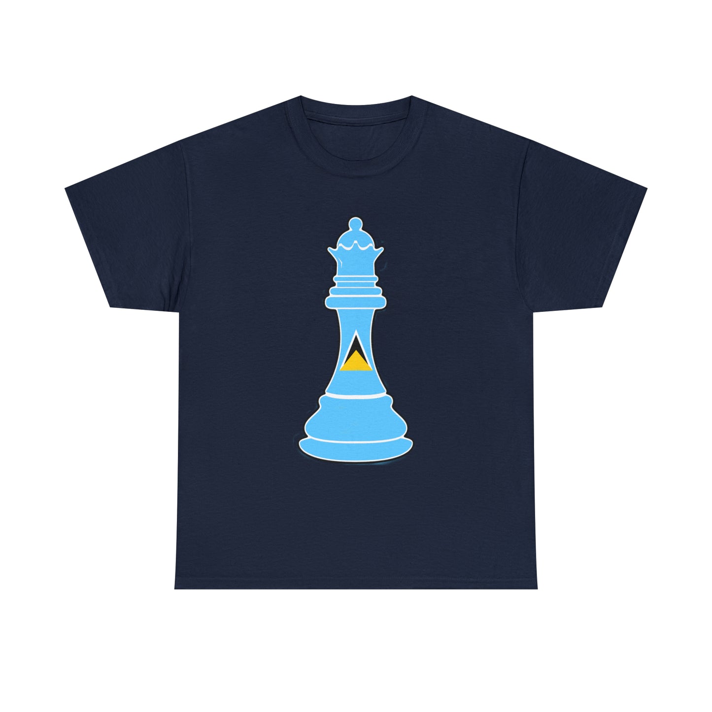 St Lucian Queen Flag Chess Piece St Lucia T-Shirt | Unisex Tee Shirt