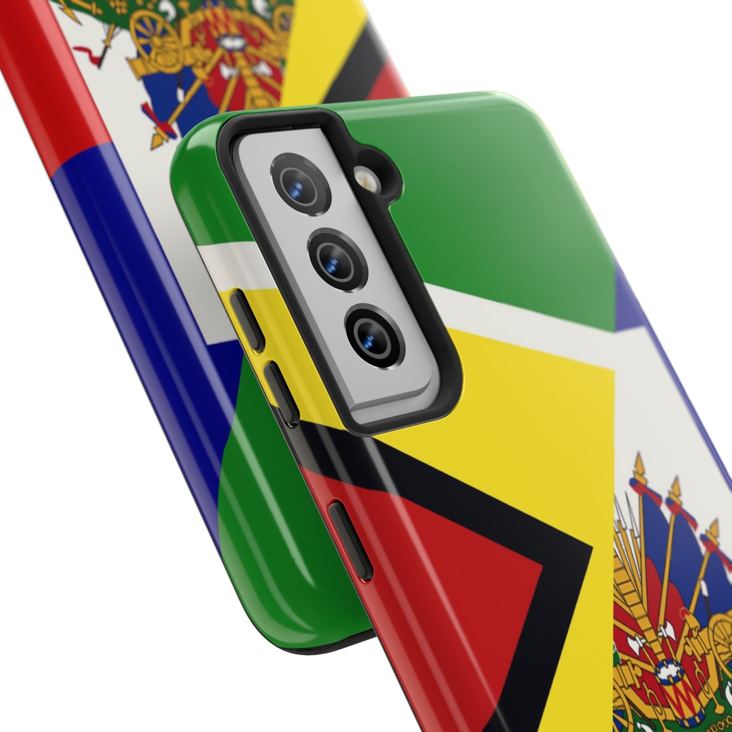 Haiti Guyana Flag Haitian Guyanese Tough Phone Cases