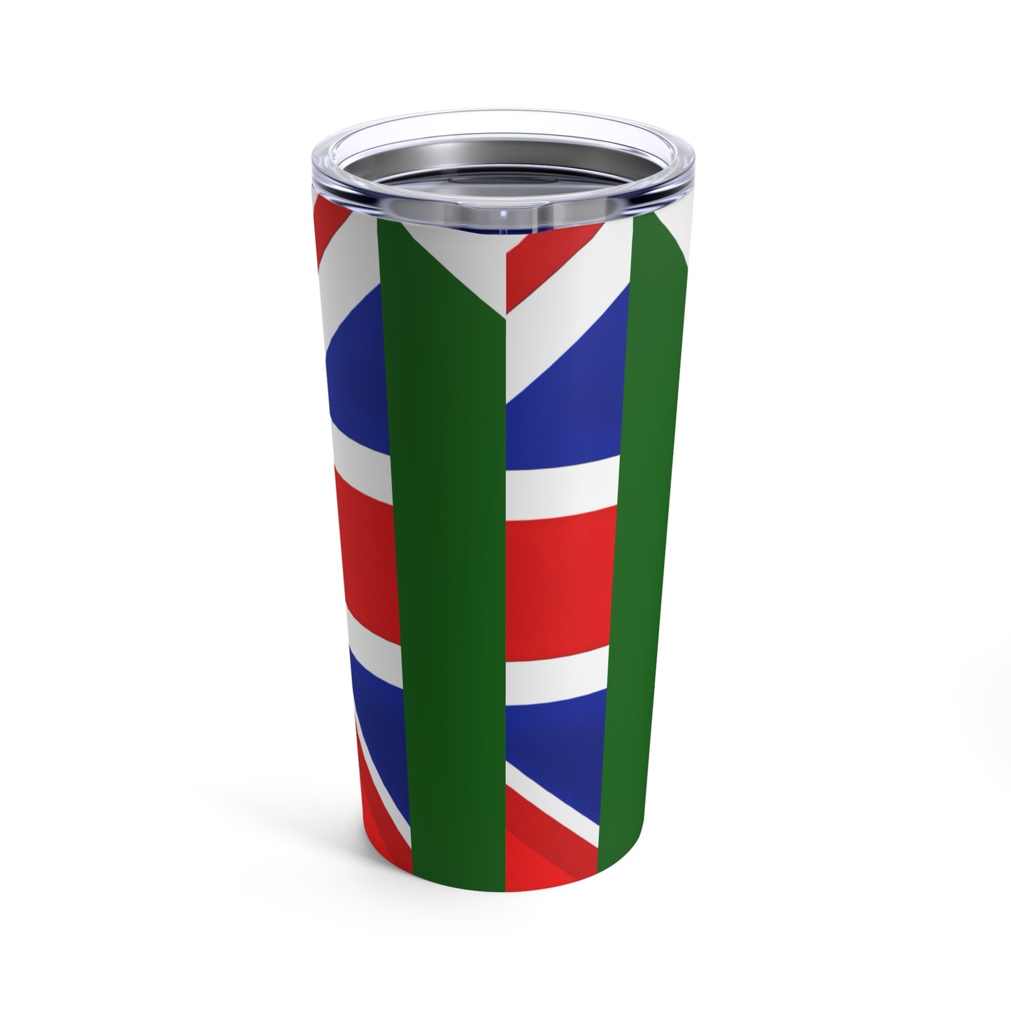 Portugues English Flag Portugal Union Jack Great Britain Tumbler 20oz Beverage Container