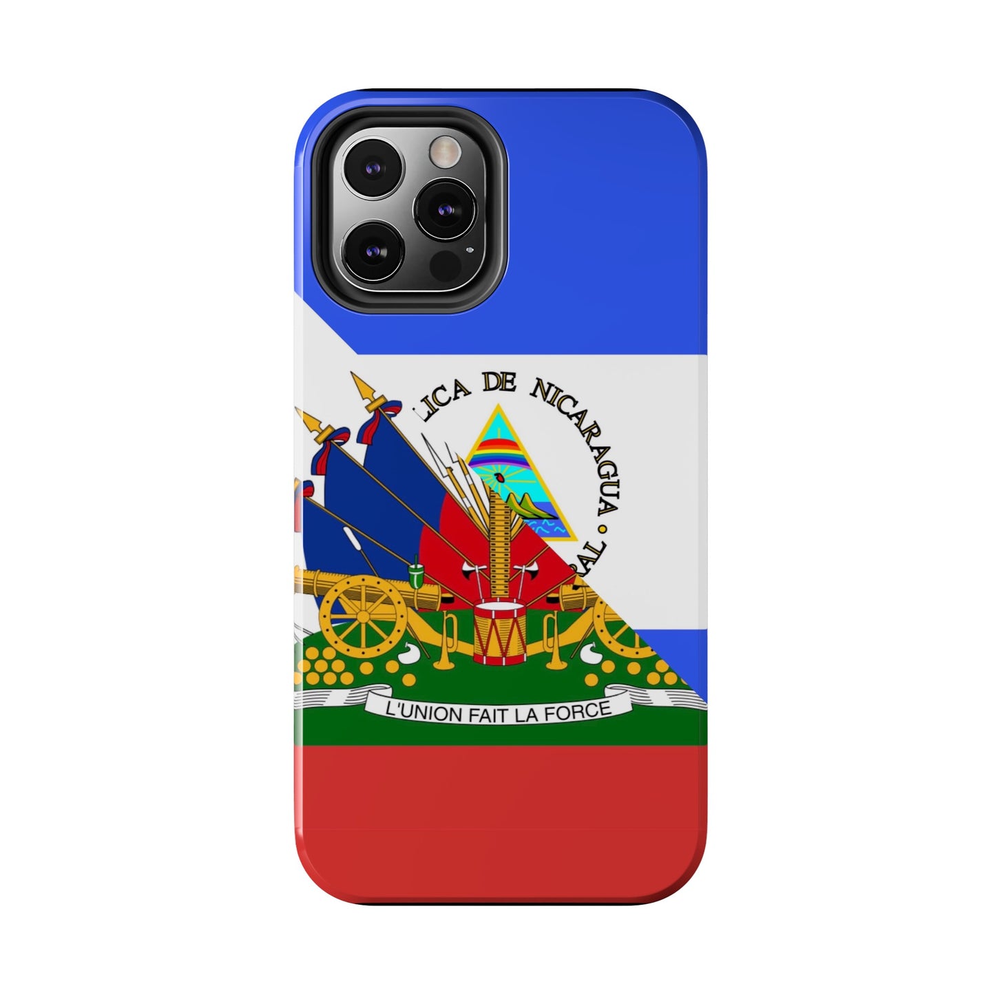 Haiti Nicaragua Flag Haitian Nicaraguan Tough Phone Cases