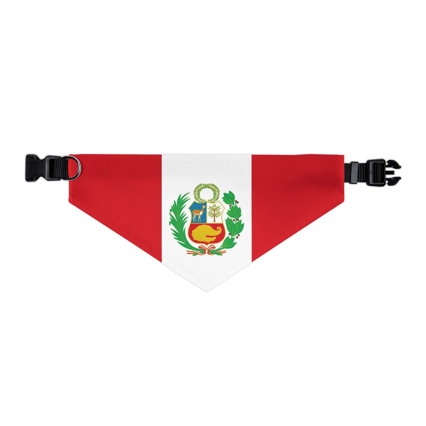 Peru Flag Pet Bandana Collar | Peruvian Dog Cat Animal