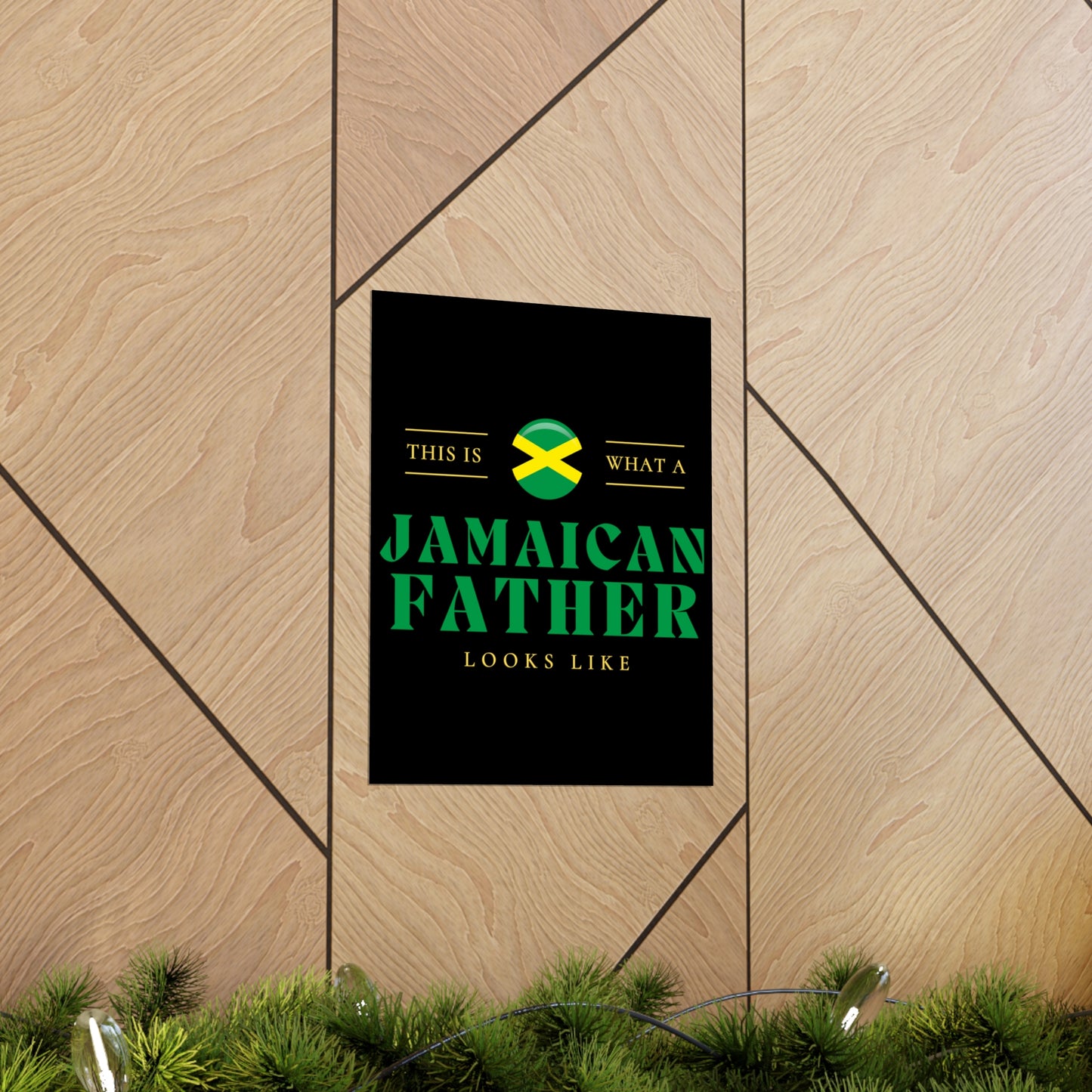 Jamaican Dad Looks Like Jamaica Father Premium Matte Poster